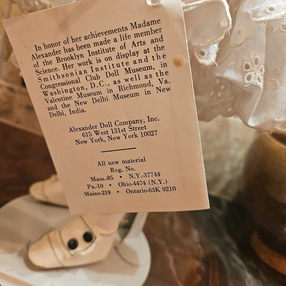 Madame Alexander Degas Vintage Doll - Picture 8 of 8